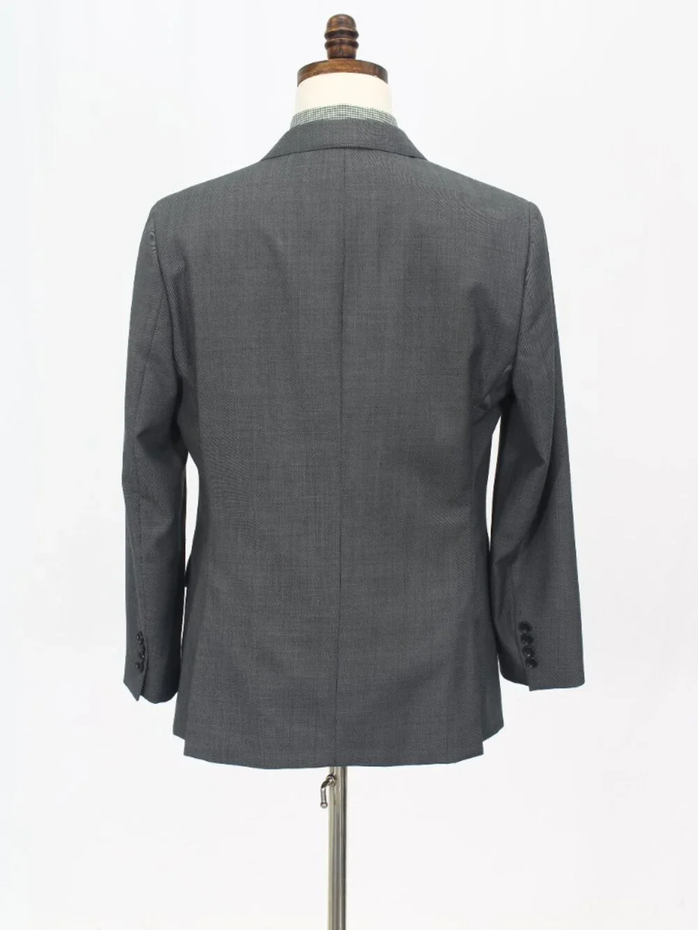 Bonobos 44R 37x30 Gray Full Suit 2-Button Solid R961